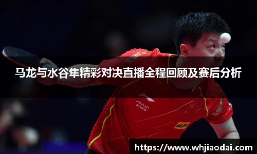 马龙与水谷隼精彩对决直播全程回顾及赛后分析